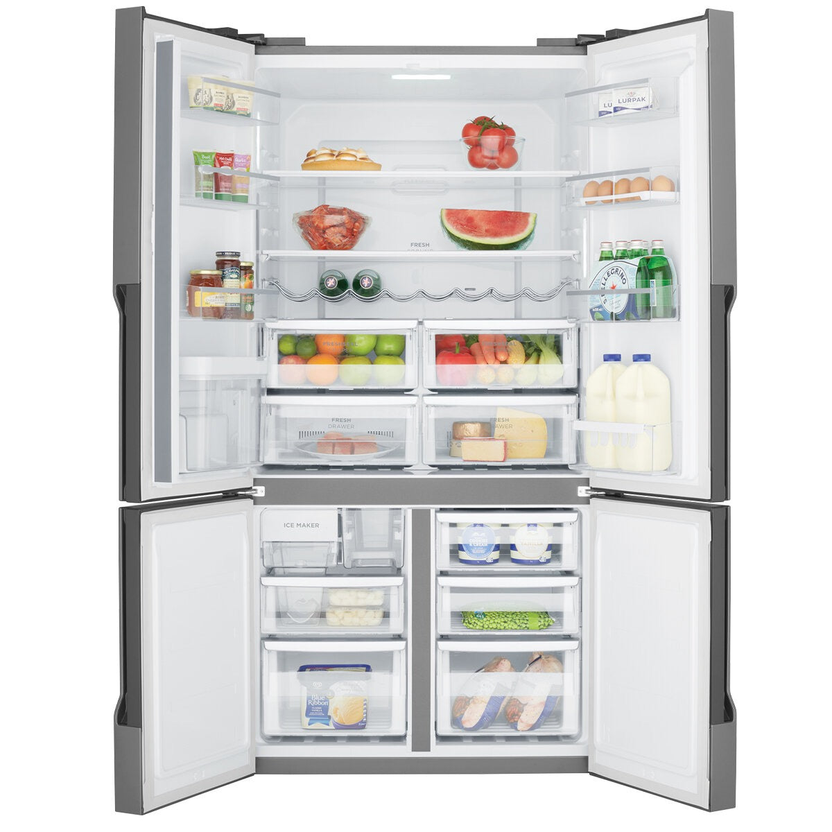 Factory second Westinghouse 565L French Door Fridge – Stainless Steel (WQE5660SA)