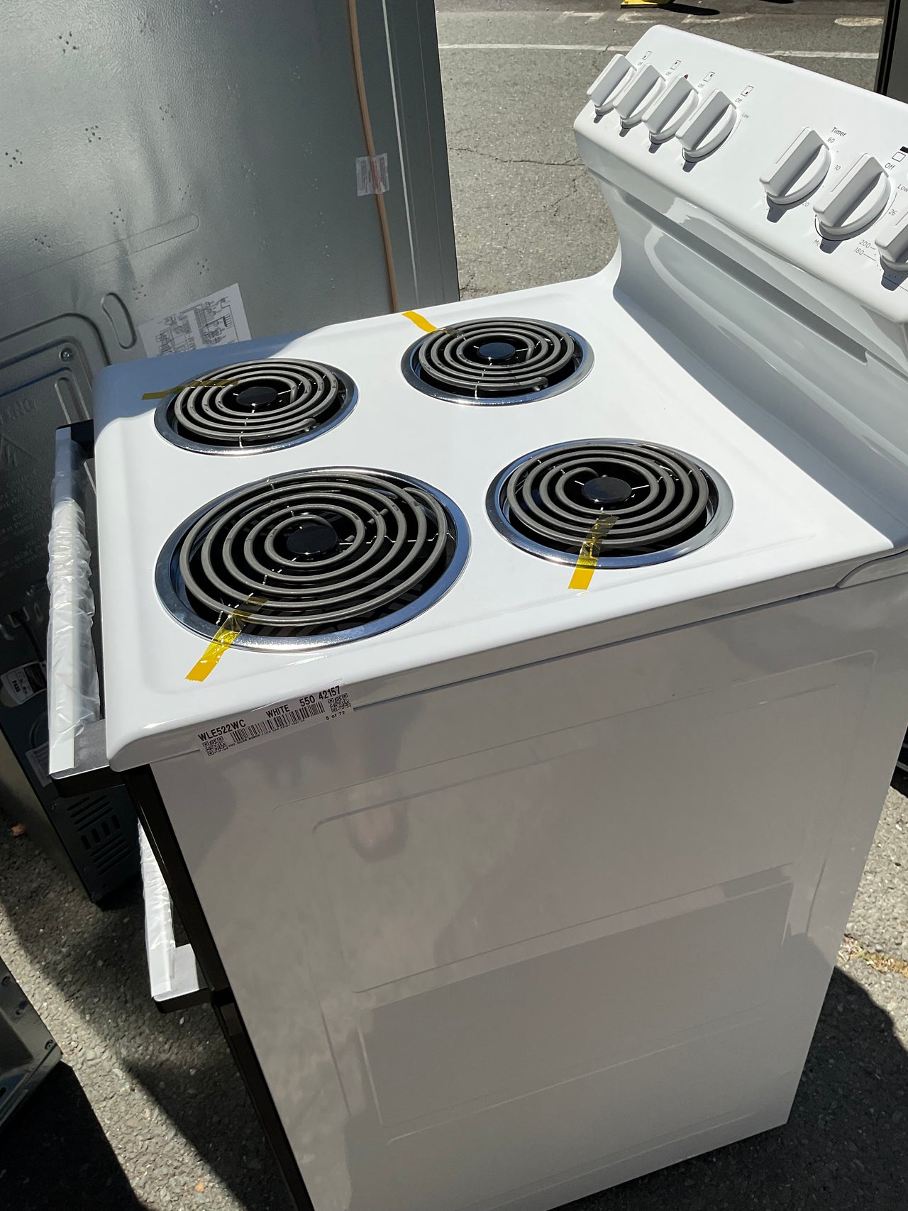 Buy Factory second Westinghouse 54 cm Freestanding Electric Fan-Forced Oven/Stove – WLE522WC(NAT) |  | [product_variant] | Second Hand Appliances Geebung Brisbane