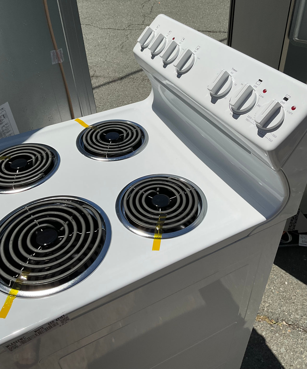 Buy Factory second Westinghouse 54 cm Freestanding Electric Fan-Forced Oven/Stove – WLE522WC(NAT) |  | [product_variant] | Second Hand Appliances Geebung Brisbane