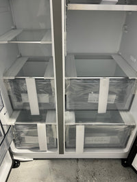 Thumbnail for Transportation damaged Hisense 632L Side By Side Refrigerator with non-plumbed water and ice dispenser  HRSBS632BW - Second Hand Appliances Geebung