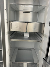 Thumbnail for Transportation damaged Hisense 632L Side By Side Refrigerator with non-plumbed water and ice dispenser  HRSBS632BW - Second Hand Appliances Geebung