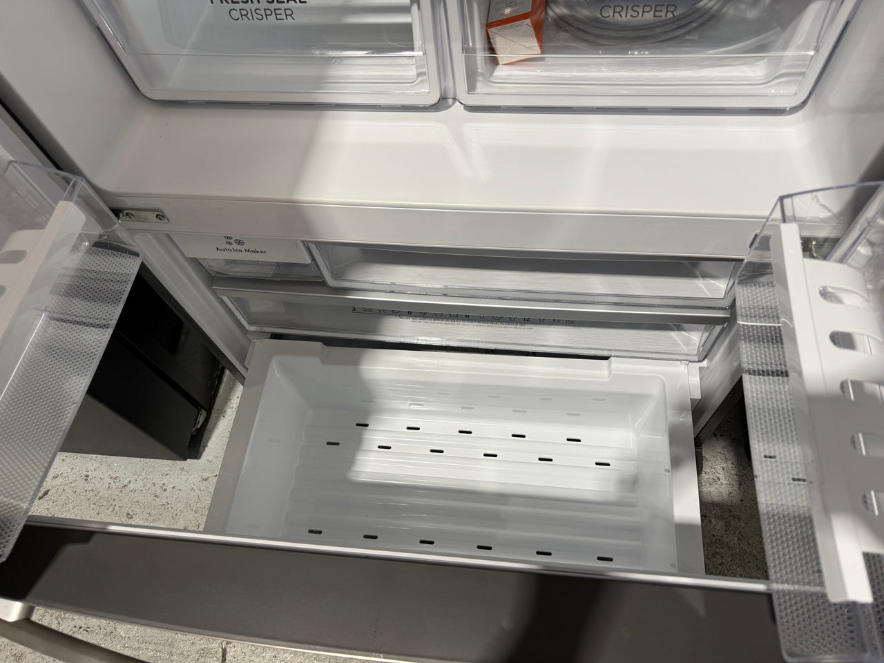 Factory second Westinghouse 605L Side by Side Fridge – Stainless Steel WHE6060SB