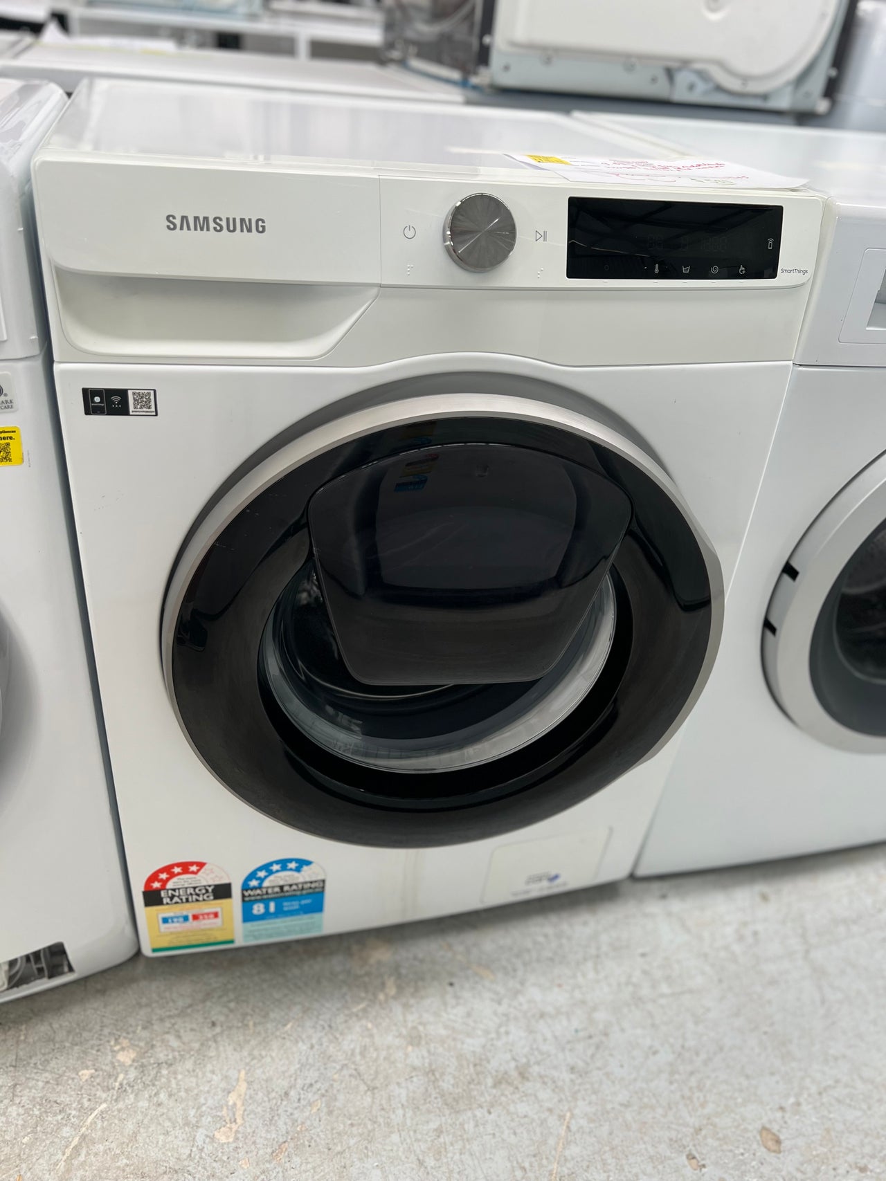 Second hand Samsung 9.5kg Front Load Washing Machine WW95T754DBT - Second Hand Appliances Geebung