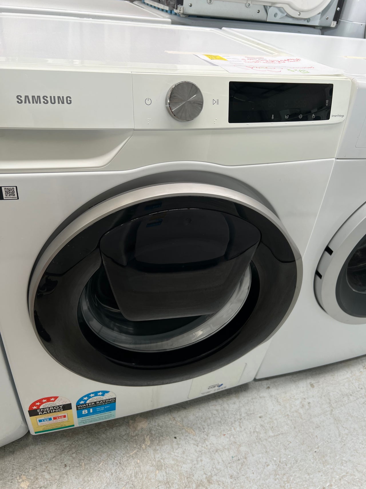 Second hand Samsung 9.5kg Front Load Washing Machine WW95T754DBT - Second Hand Appliances Geebung