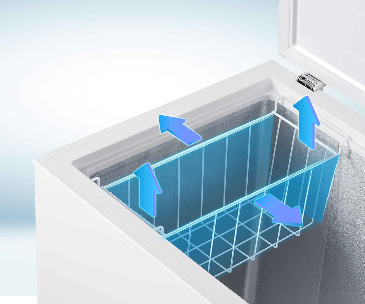 Factory second/Carton damaged Hisense 300L Hybrid Chest Freezer HRCF301 - Second Hand Appliances Geebung