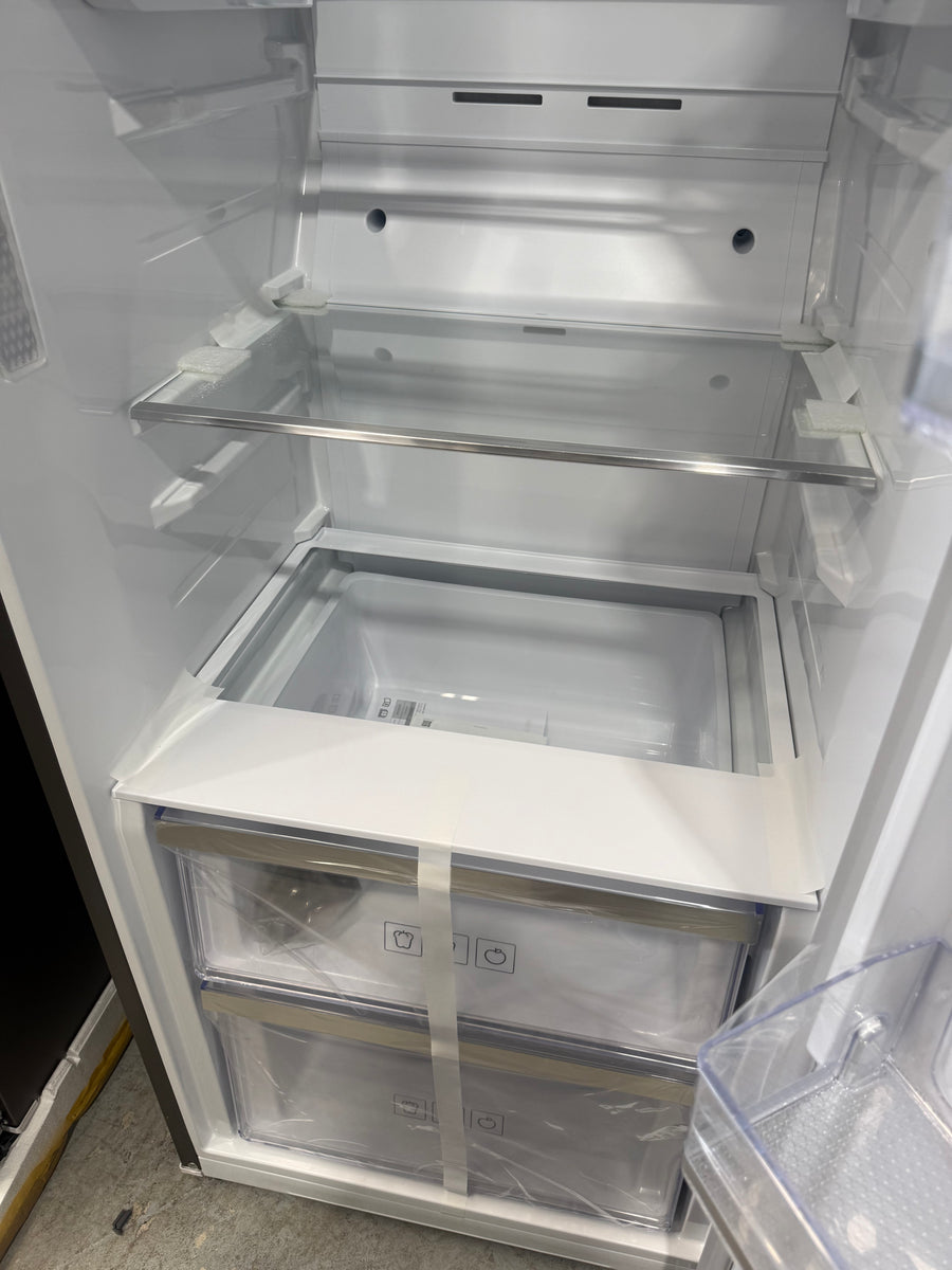 Transportation damaged Samsung 387L Bespoke Vertical Fridge – Stainless Steel Model: SRP406RS / RR39M71357F