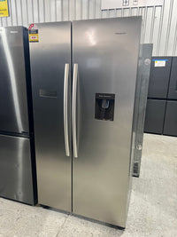 Thumbnail for Factory second Hisense HRSBS578SW 578L Side by Side Fridge (Stainless Steel) - Second Hand Appliances Geebung