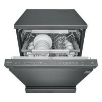 Thumbnail for Transportation damaged LG QuadWash® Freestanding Dishwasher – Model: XD3A15MB (Matte Black) - Second Hand Appliances Geebung