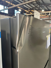 Thumbnail for Transportation damaged Hisense HRTF424S 424L Top Mount Fridge (Stainless Steel) HRTF424S - Second Hand Appliances Geebung