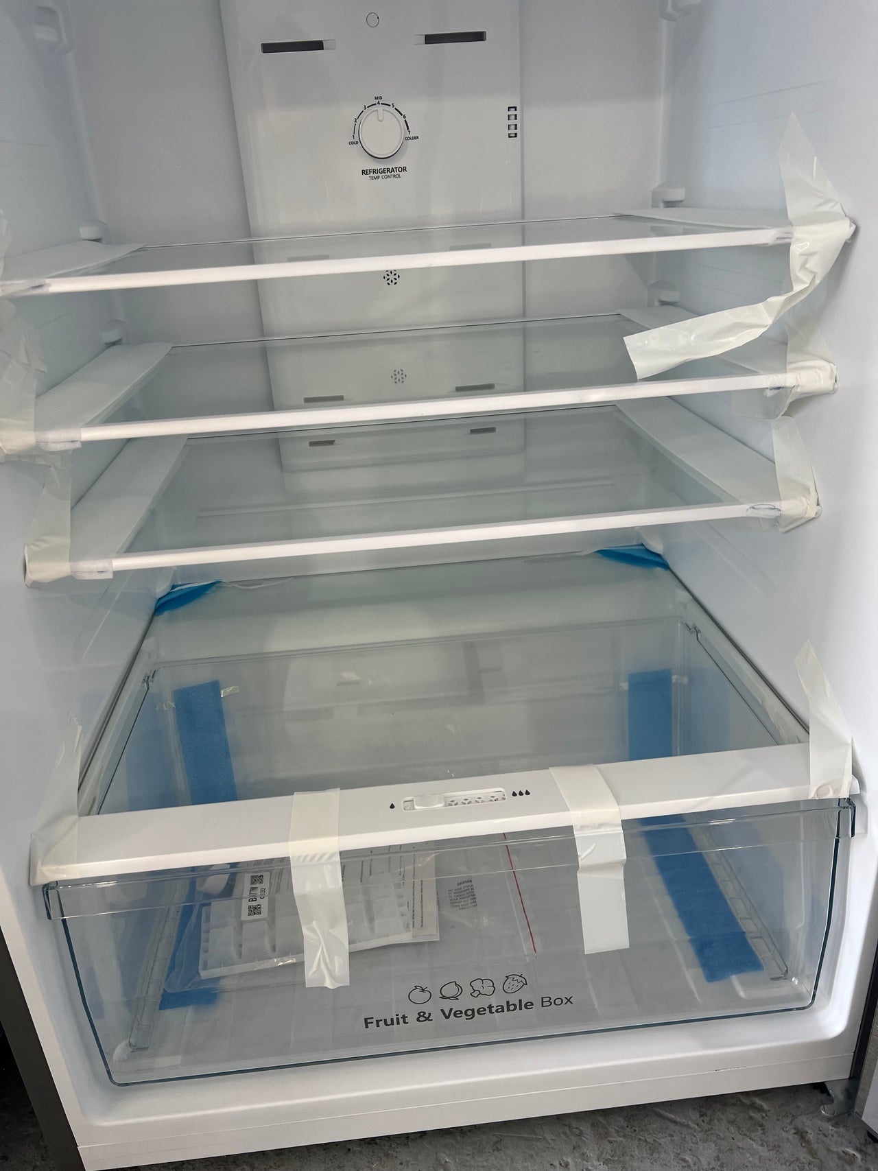 Transportation damaged Hisense HRTF424S 424L Top Mount Fridge (Stainless Steel) HRTF424S - Second Hand Appliances Geebung