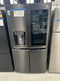 Thumbnail for Factory second LG 708L InstaView Door-in-Door French Door Fridge – Matte Black GF-V708MBSL - Second Hand Appliances Geebung