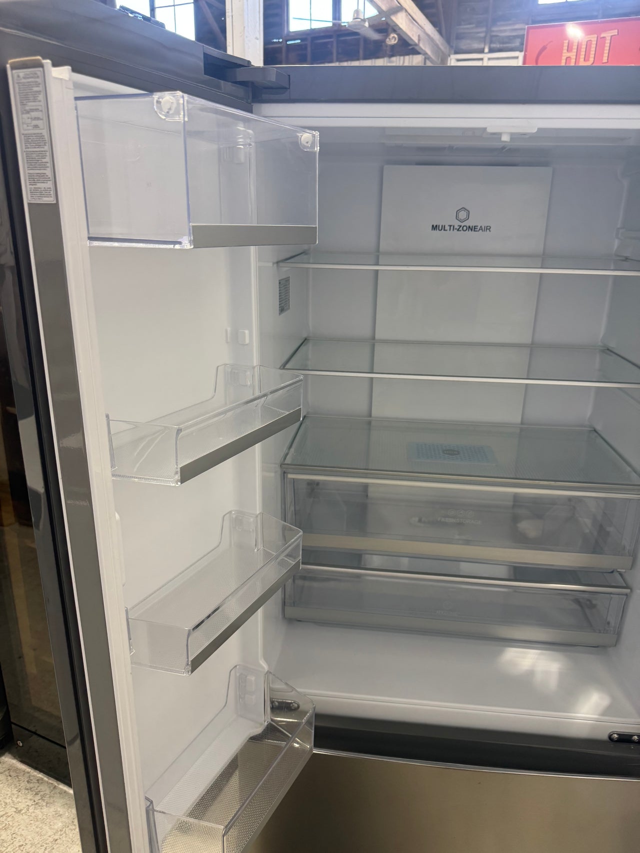 Factory second Haier HRF520FHS – 489L French Door Refrigerator