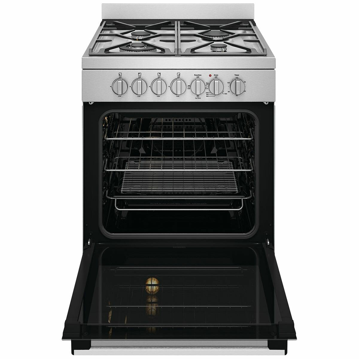 Buy Factory second Westinghouse 60 cm Dual Fuel Freestanding Stove/Oven (Model WFE614SC) (NAT) |  | [product_variant] | Second Hand Appliances Geebung Brisbane