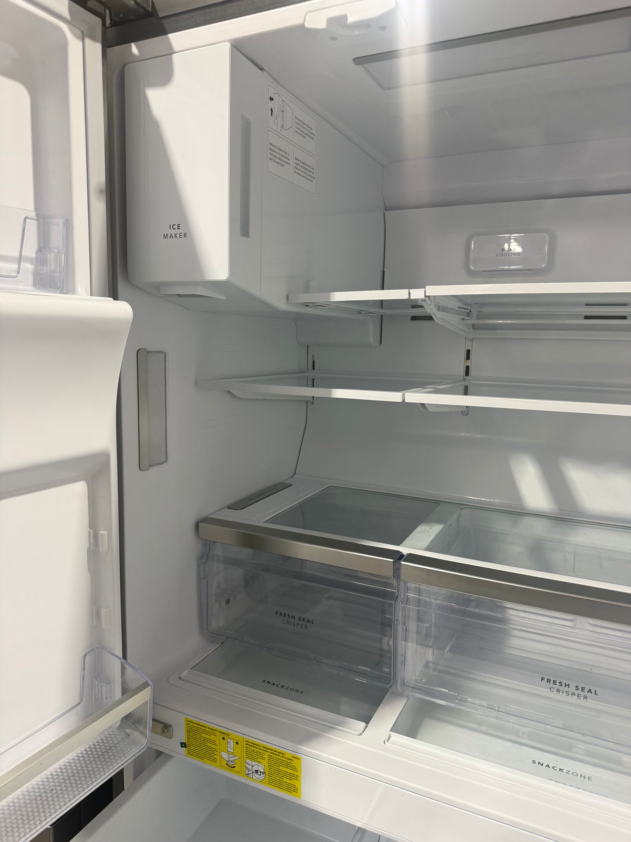 Second hand Westinghouse 609L French Door Refrigerator with Ice & Water – Stainless Steel WHE6170SB