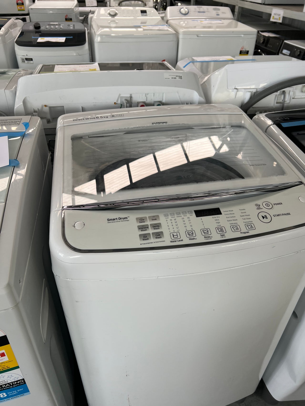 Second hand LG WTG6532W 6.5kg Top Load Washing Machine - Second Hand Appliances Geebung