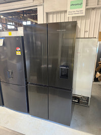 Thumbnail for Factory second Fisher & Paykel RF730QNUVB1 690 L Quad Door Refrigerator – Black Stainless Steel with Ice & Water