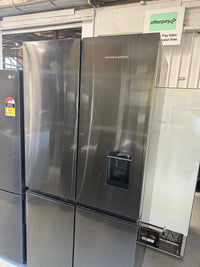 Thumbnail for Factory second Fisher & Paykel RF730QNUVB1 690 L Quad Door Refrigerator – Black Stainless Steel with Ice & Water