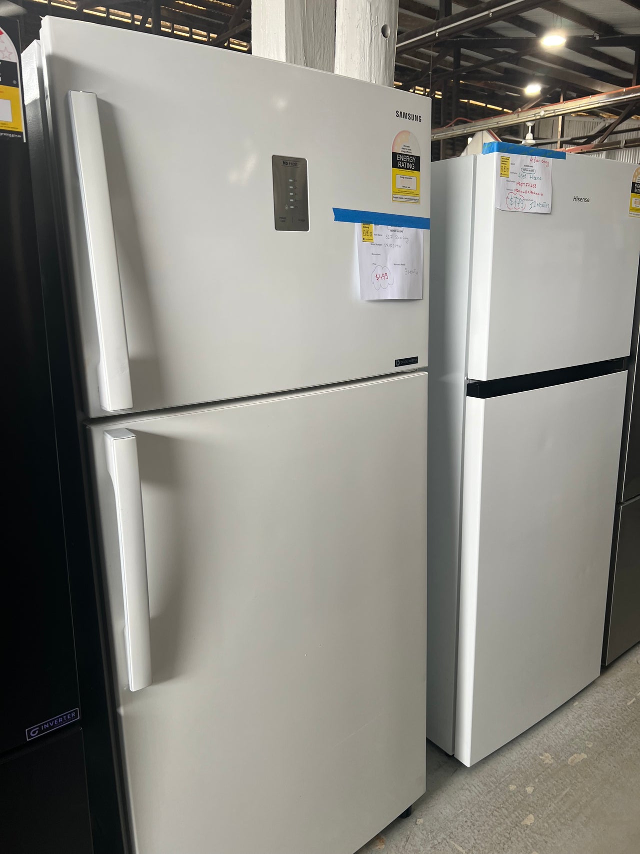 Second hand Samsung 527l Top mounted refrigerator SR525MW - Second Hand Appliances Geebung