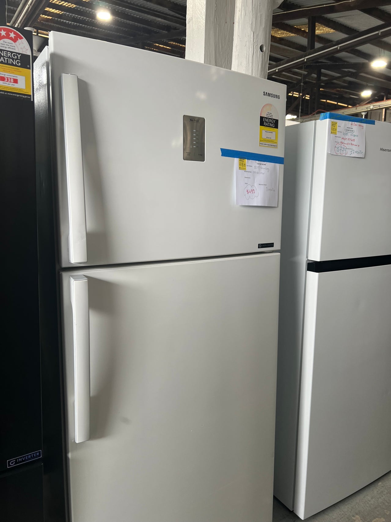 Second hand Samsung 527l Top mounted refrigerator SR525MW - Second Hand Appliances Geebung