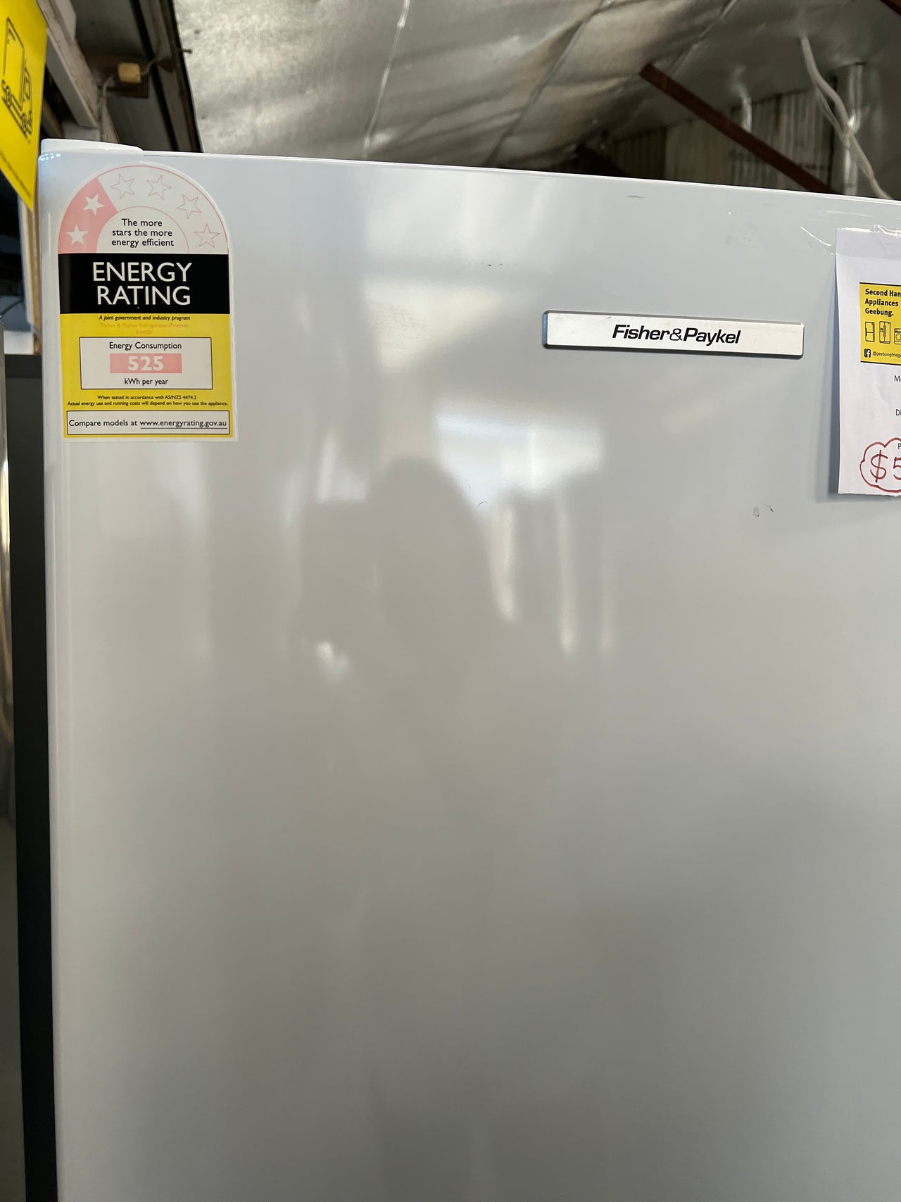 Second hand 442L Fisher&Paykel Bottom Mount Fridge E442BLE - Second Hand Appliances Geebung