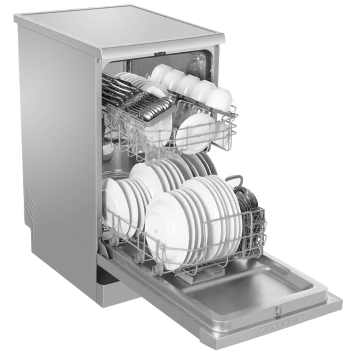 Buy Factory second Haier 45 cm Compact Freestanding Dishwasher – HDW10F1S1 (Silver) |  | [product_variant] | Second Hand Appliances Geebung Brisbane