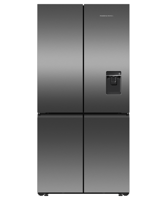 Buy Factory second Fisher & Paykel RF730QNUVB1 690 L Quad Door Refrigerator – Black Stainless Steel with Ice &Water |  | [product_variant] | Second Hand Appliances Geebung Brisbane