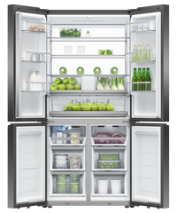 Thumbnail for Buy Factory second Fisher & Paykel RF730QNUVB1 690 L Quad Door Refrigerator – Black Stainless Steel with Ice &Water |  | [product_variant] | Second Hand Appliances Geebung Brisbane