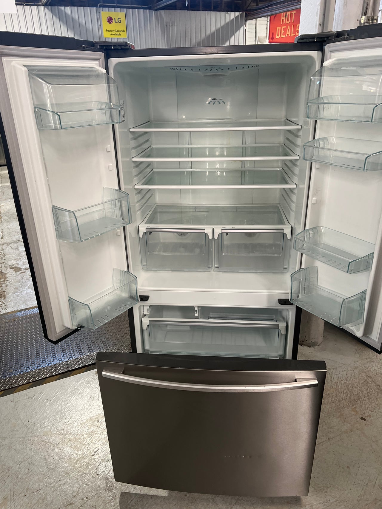 Second hand Westinghouse WHE5100SA 510L French Door Fridge - Second Hand Appliances Geebung