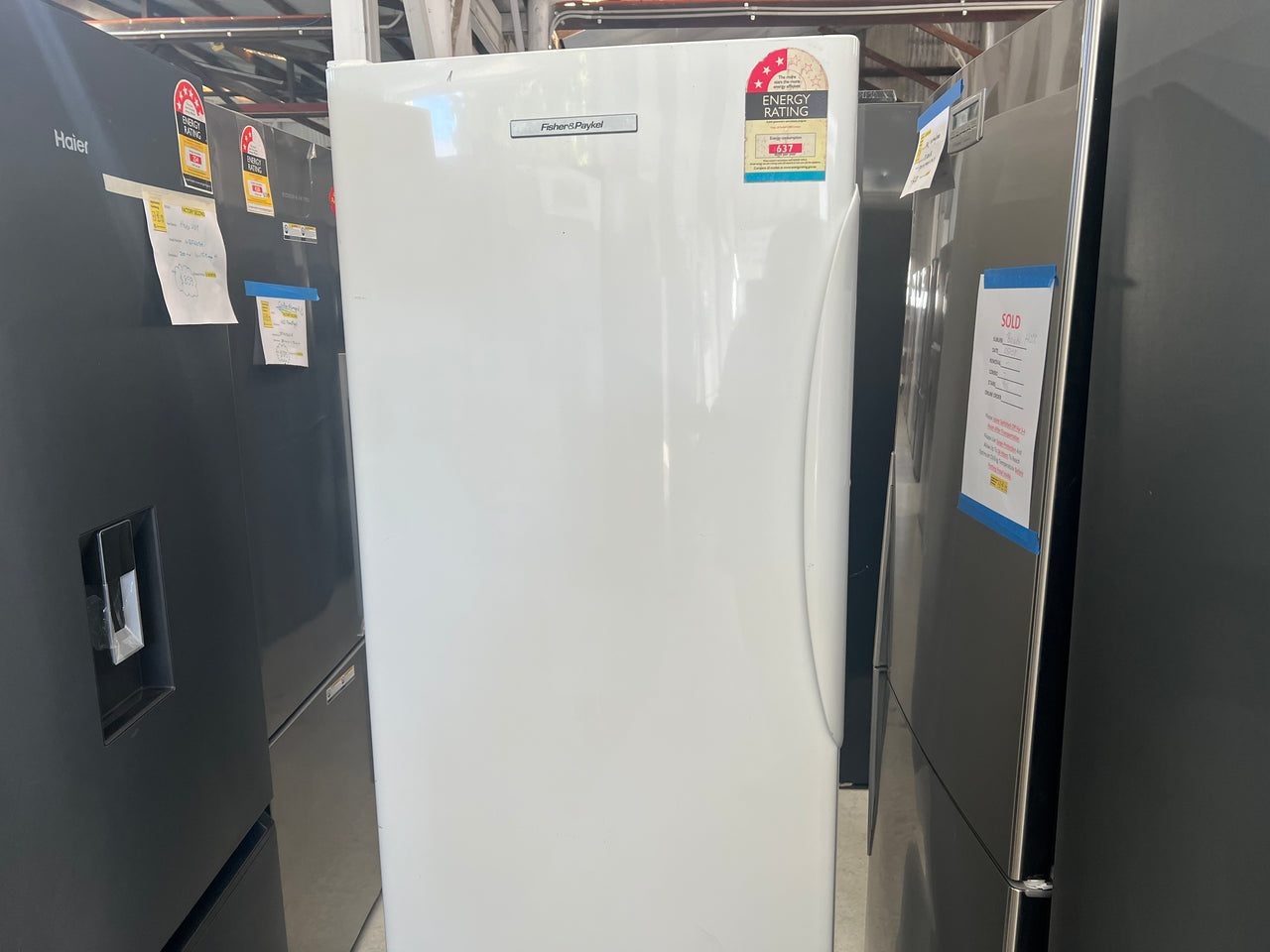 Second hand Fisher & Paykel E388LW 389L Upright Freezer - Second Hand Appliances Geebung