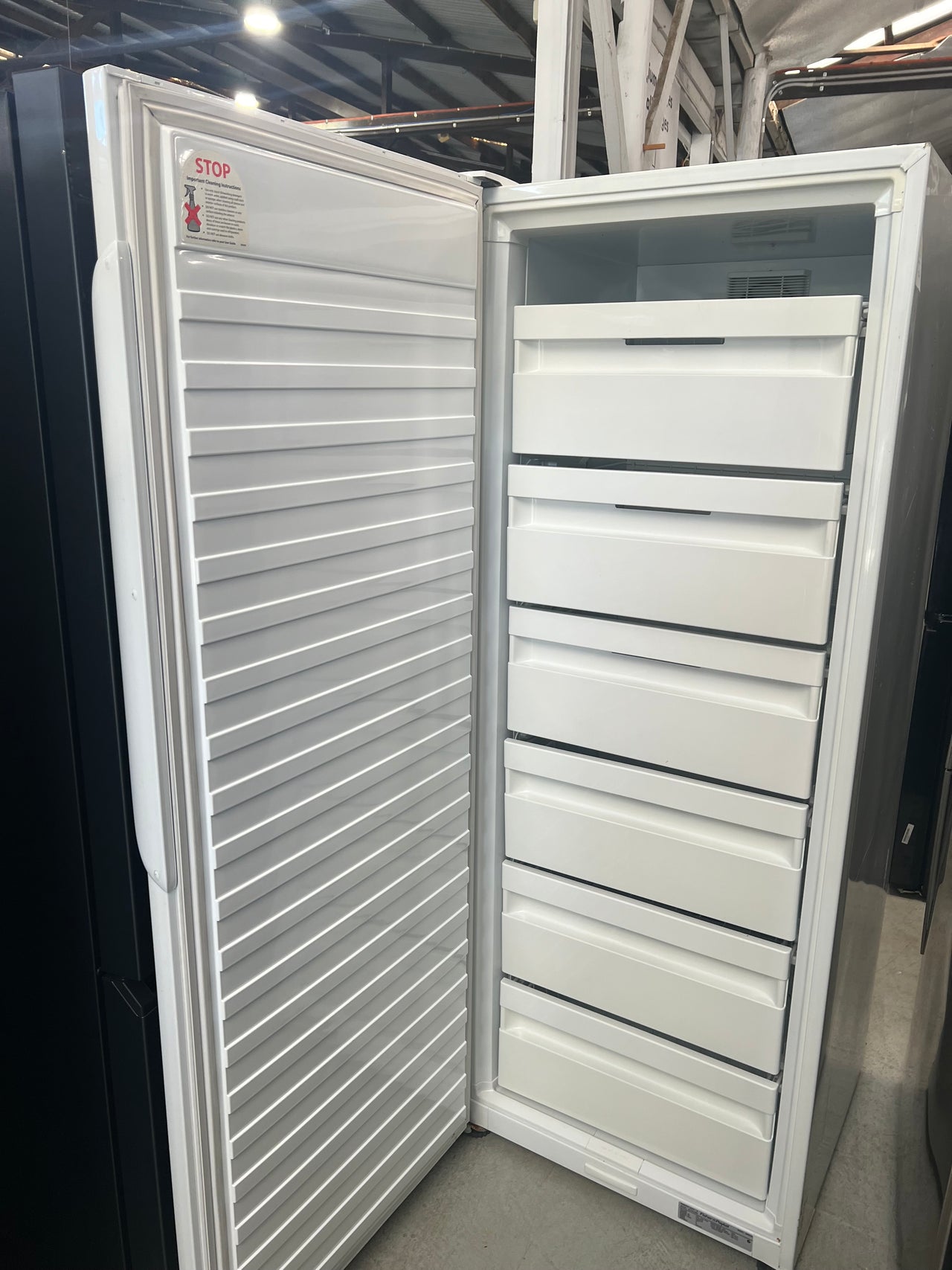 Second hand Fisher & Paykel E388LW 389L Upright Freezer - Second Hand Appliances Geebung