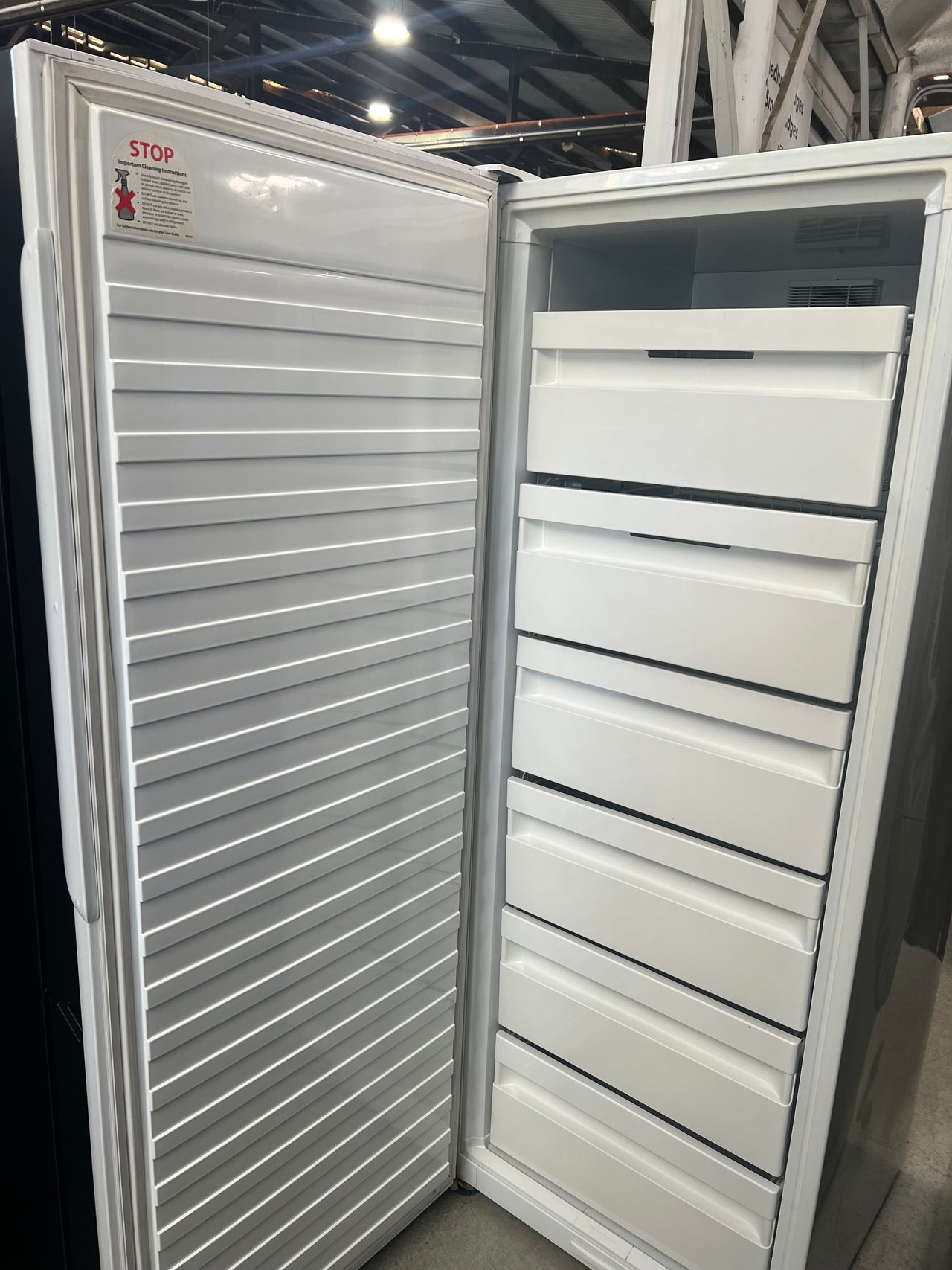 Second hand Fisher & Paykel E388LW 389L Upright Freezer - Second Hand Appliances Geebung