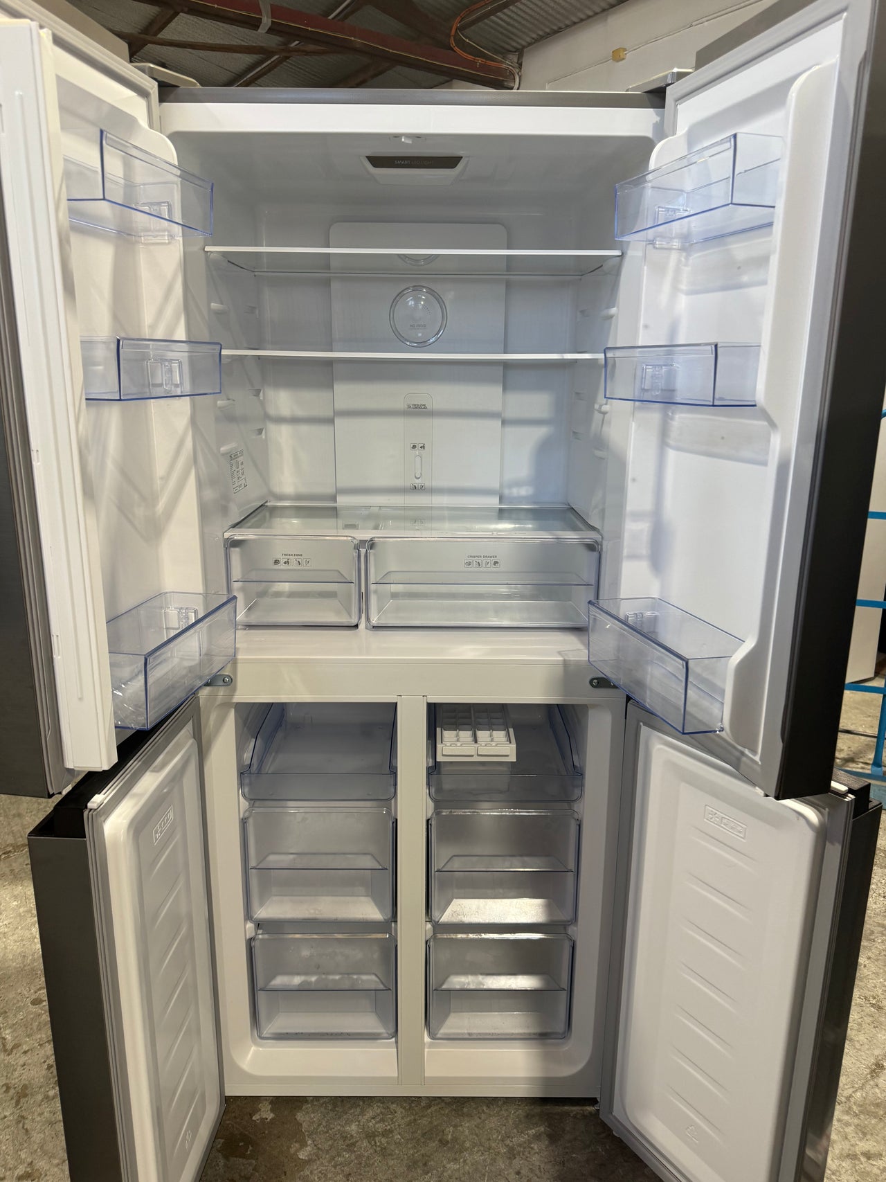 Factory second TCL P421CDN 421L French Door Fridge