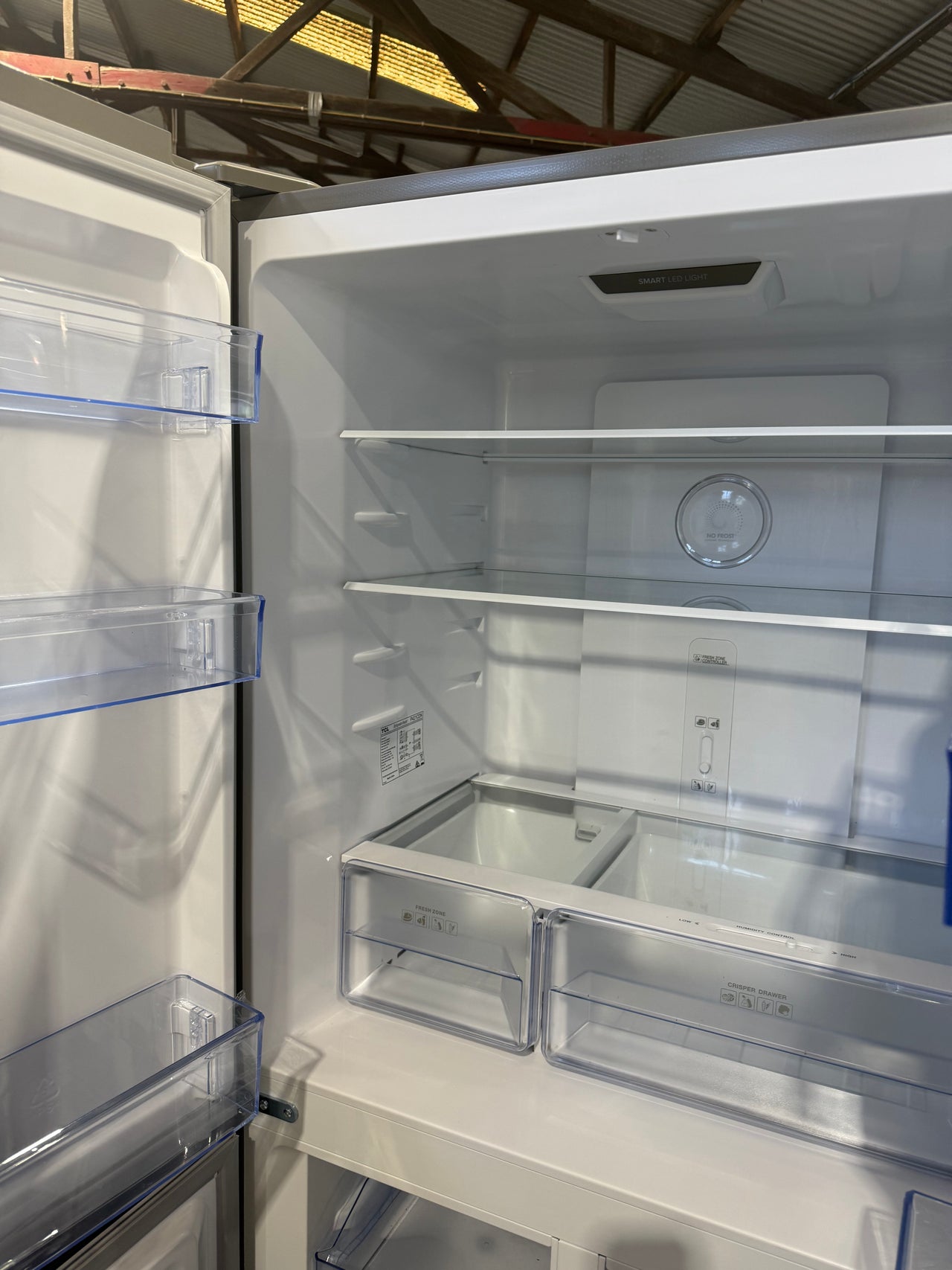 Factory second TCL P421CDN 421L French Door Fridge