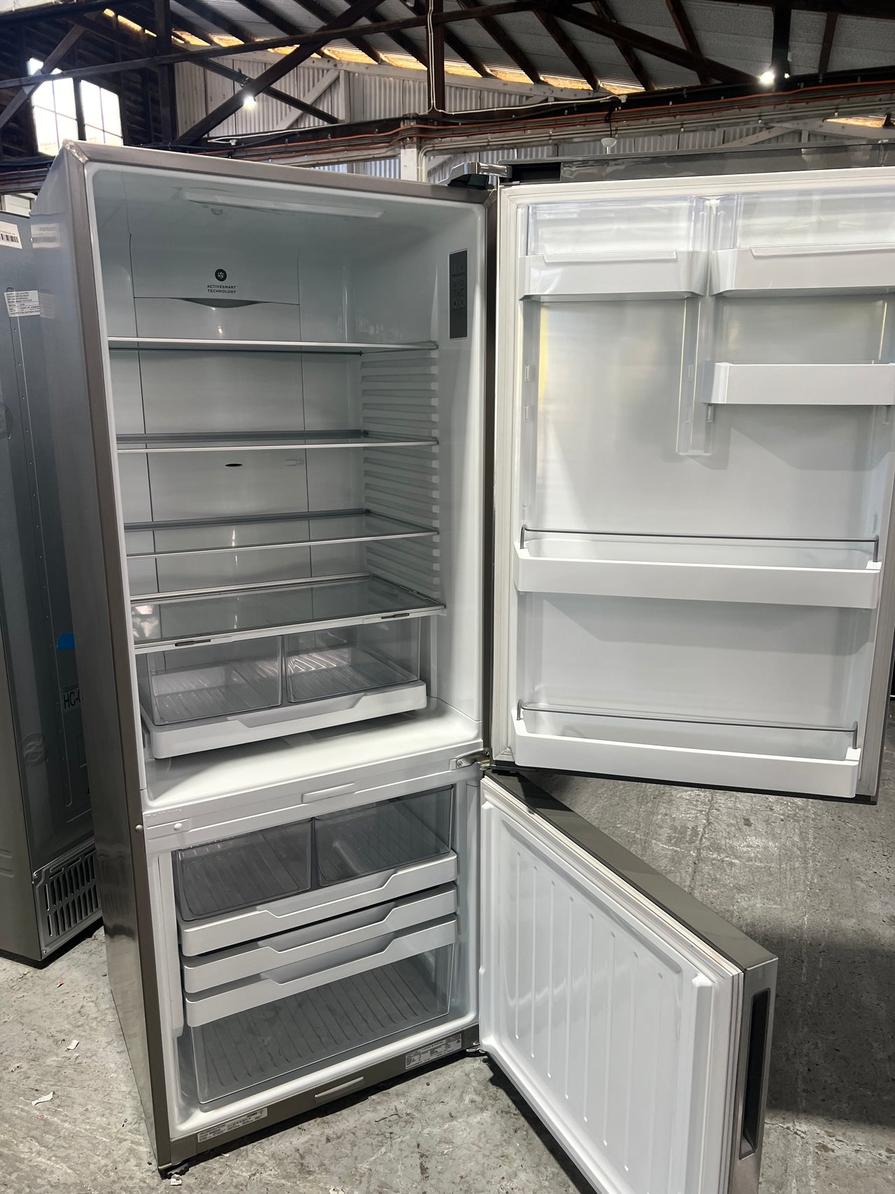 Factory second Fisher & Paykel 413L Bottom Mount Fridge Model: RF442BRPX6 - Second Hand Appliances Geebung