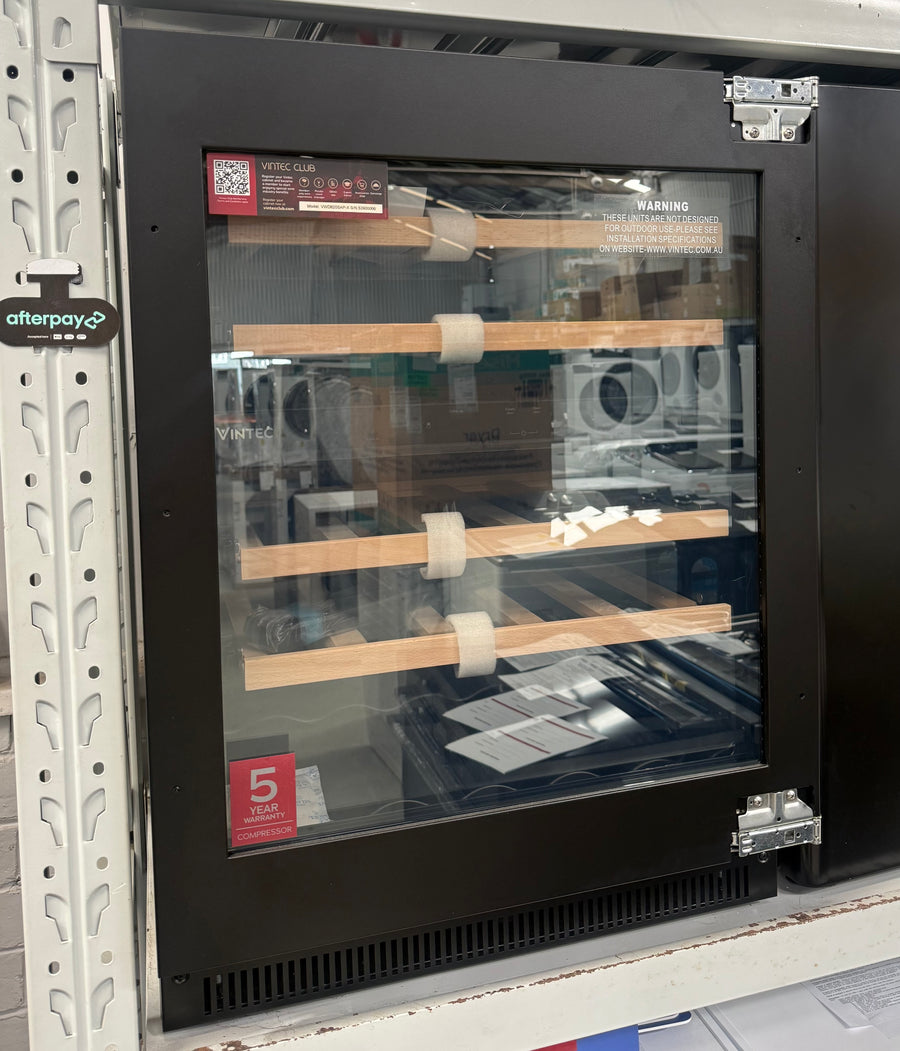 Factory second Vintec VWD820SAP-X Luxe Harmony 31-Bottle Integrated Dual Zone Wine Cabinet