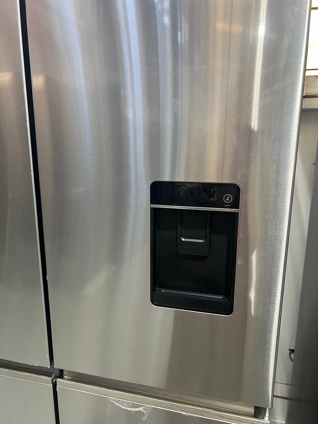 Transportation damaged Fisher & Paykel 538L Quad Door Refrigerator - Stainless Steel Model: RF605QNUVX1 - Second Hand Appliances Geebung