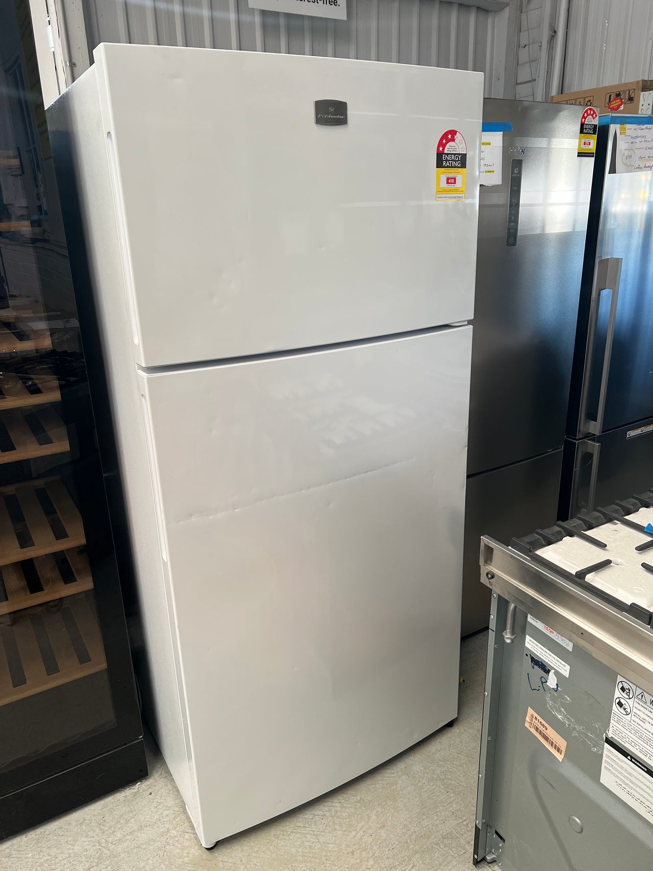 Second hand Kelvinator 536L Top Mount Refrigerator MODEL NO: KTM5402WA - Second Hand Appliances Geebung