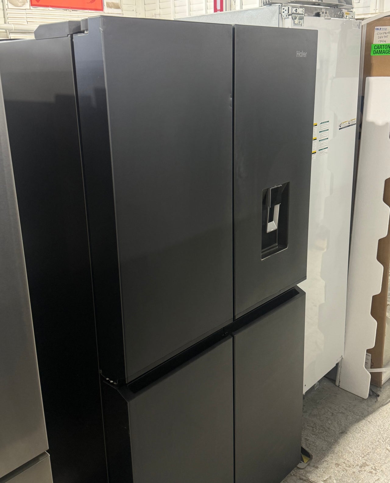 Factory Second Haier 623L Quad Door Refrigerator Freezer HRF680YPC