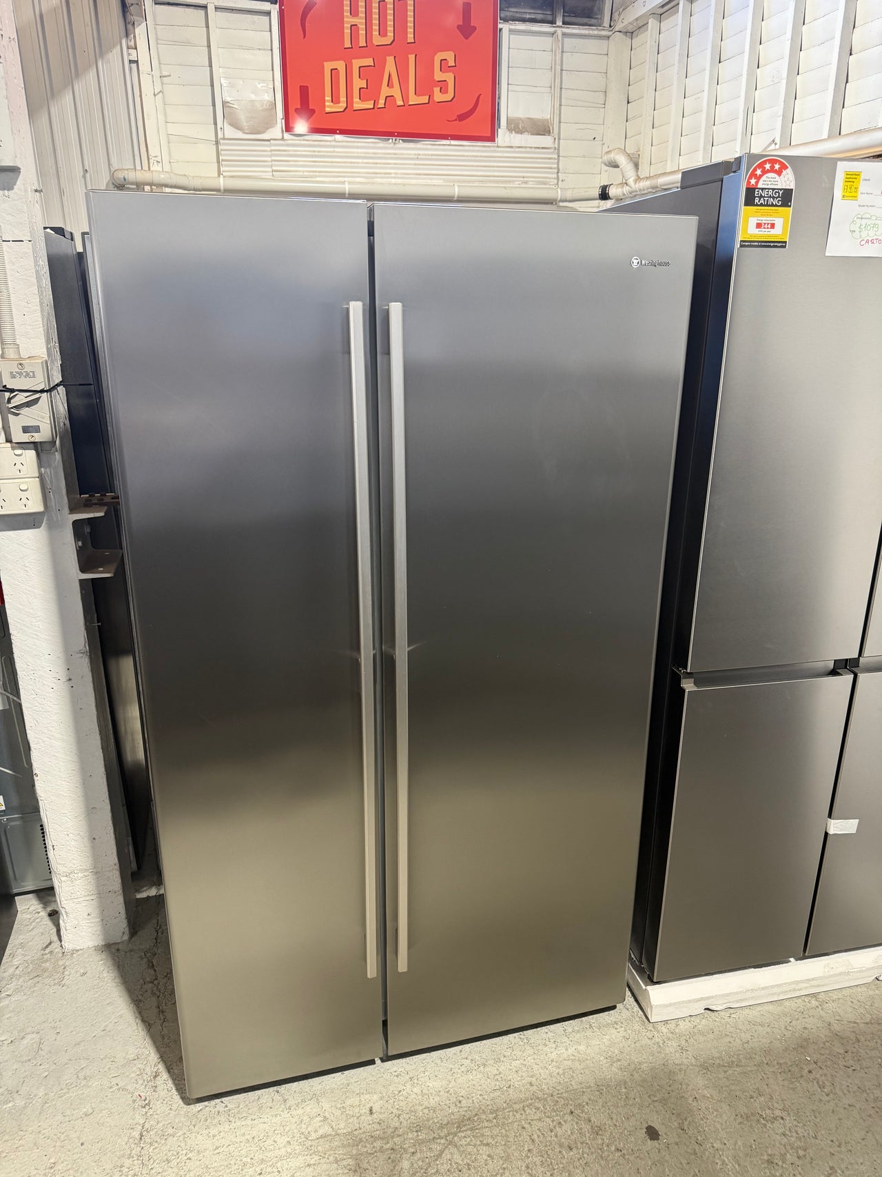 Second hand Westinghouse WSE7000SF – 700L Side-by-Side Refrigerator