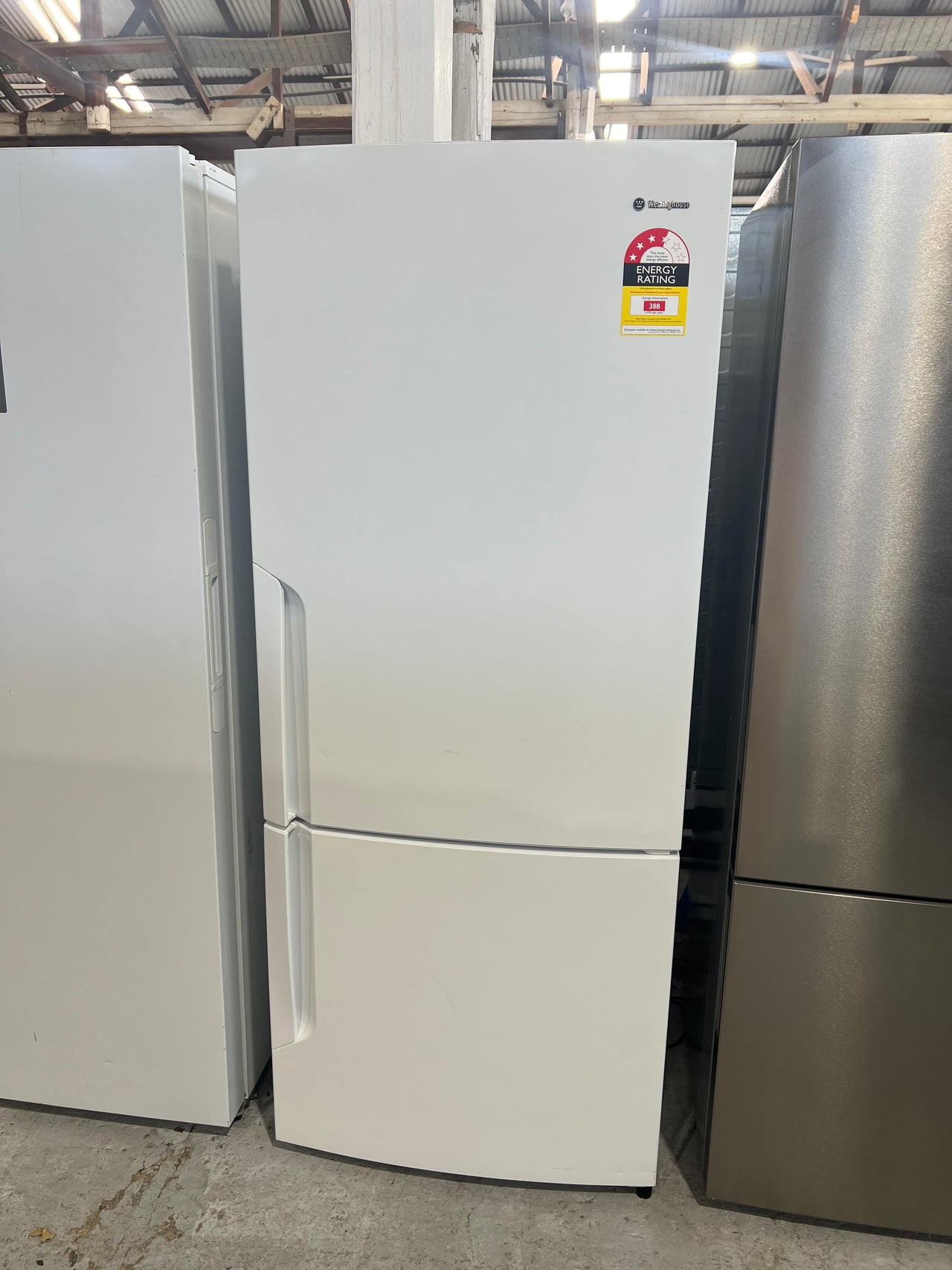 Second hand Westinghouse 453L Bottom Mount Fridge Model: WBE4500WA