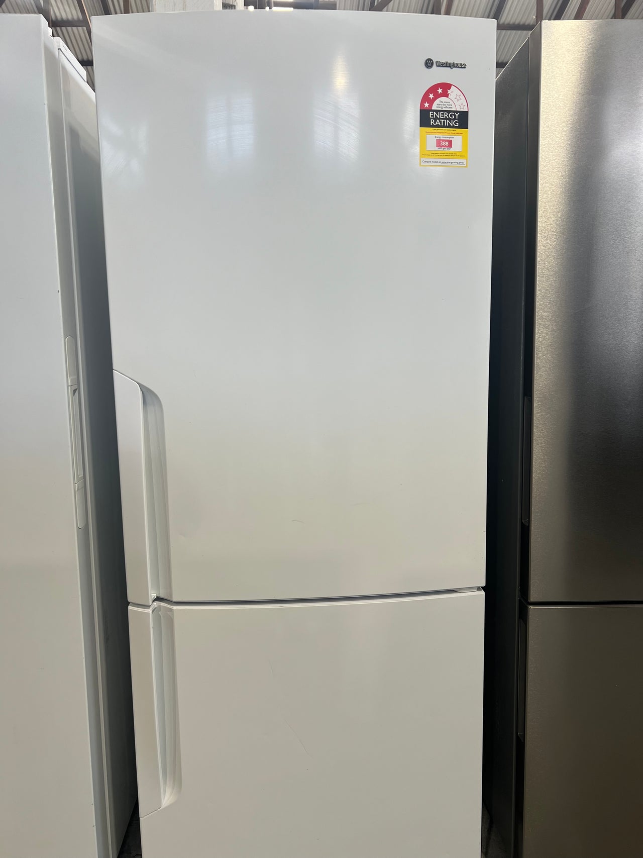 Second hand Westinghouse 453L Bottom Mount Fridge Model: WBE4500WA