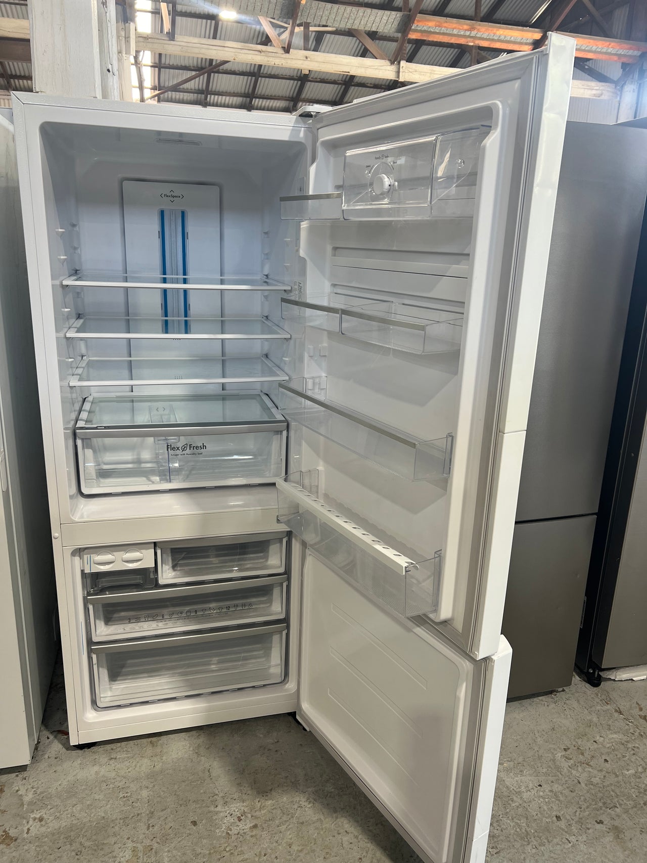 Second hand Westinghouse 453L Bottom Mount Fridge Model: WBE4500WA