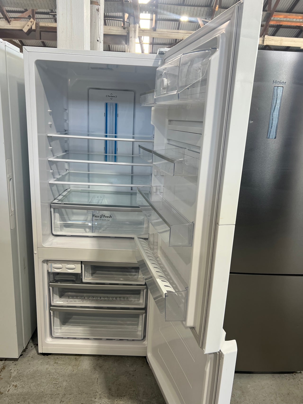 Second hand Westinghouse 453L Bottom Mount Fridge Model: WBE4500WA