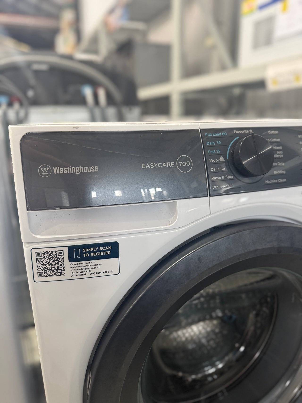 Second hand Westinghouse 10kg Front Load Washer Model: WWF1044M7WA