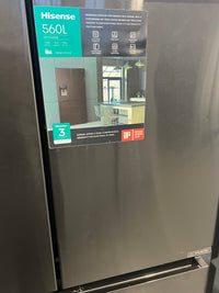 Thumbnail for Factory Second Hisense 560L PureFlat French Door Frost Free Refrigerator Model: HRFD560BW - Second Hand Appliances Geebung