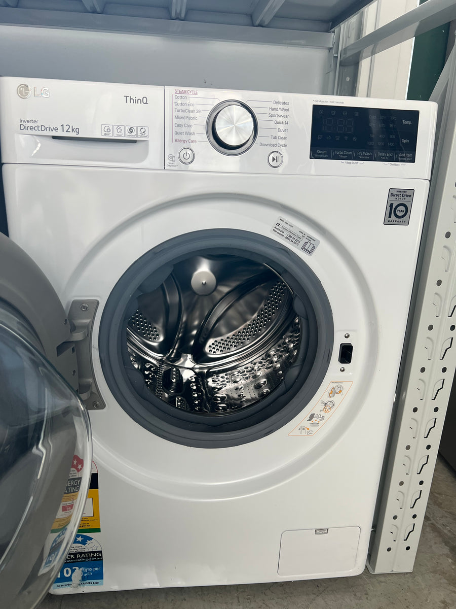 Factory second LG 12kg Front Load Washer WV9-1412W - Second Hand Appliances Geebung