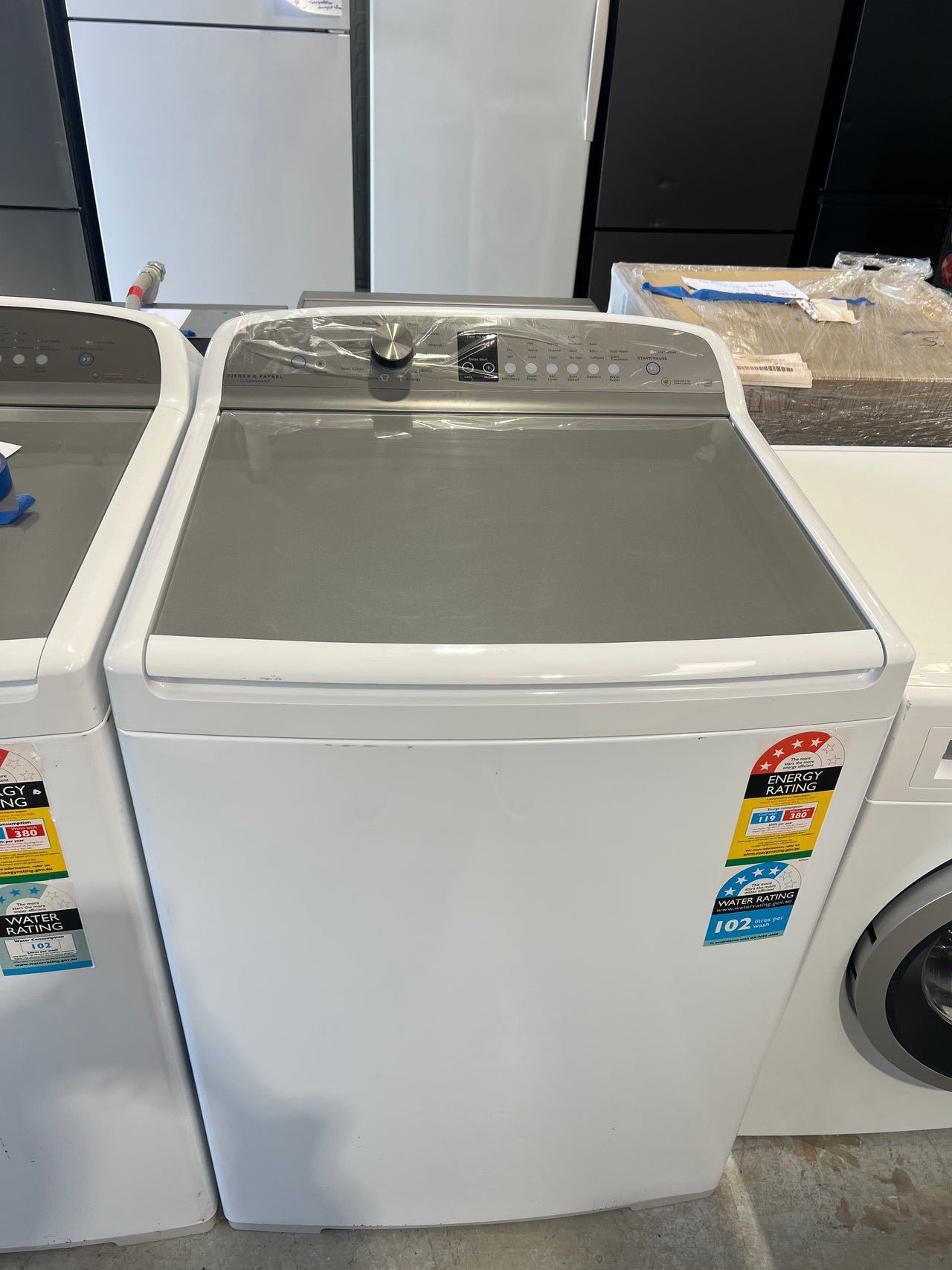 Second hand Fisher & Paykel 10kg Top Load Washer Model: WL1068P1