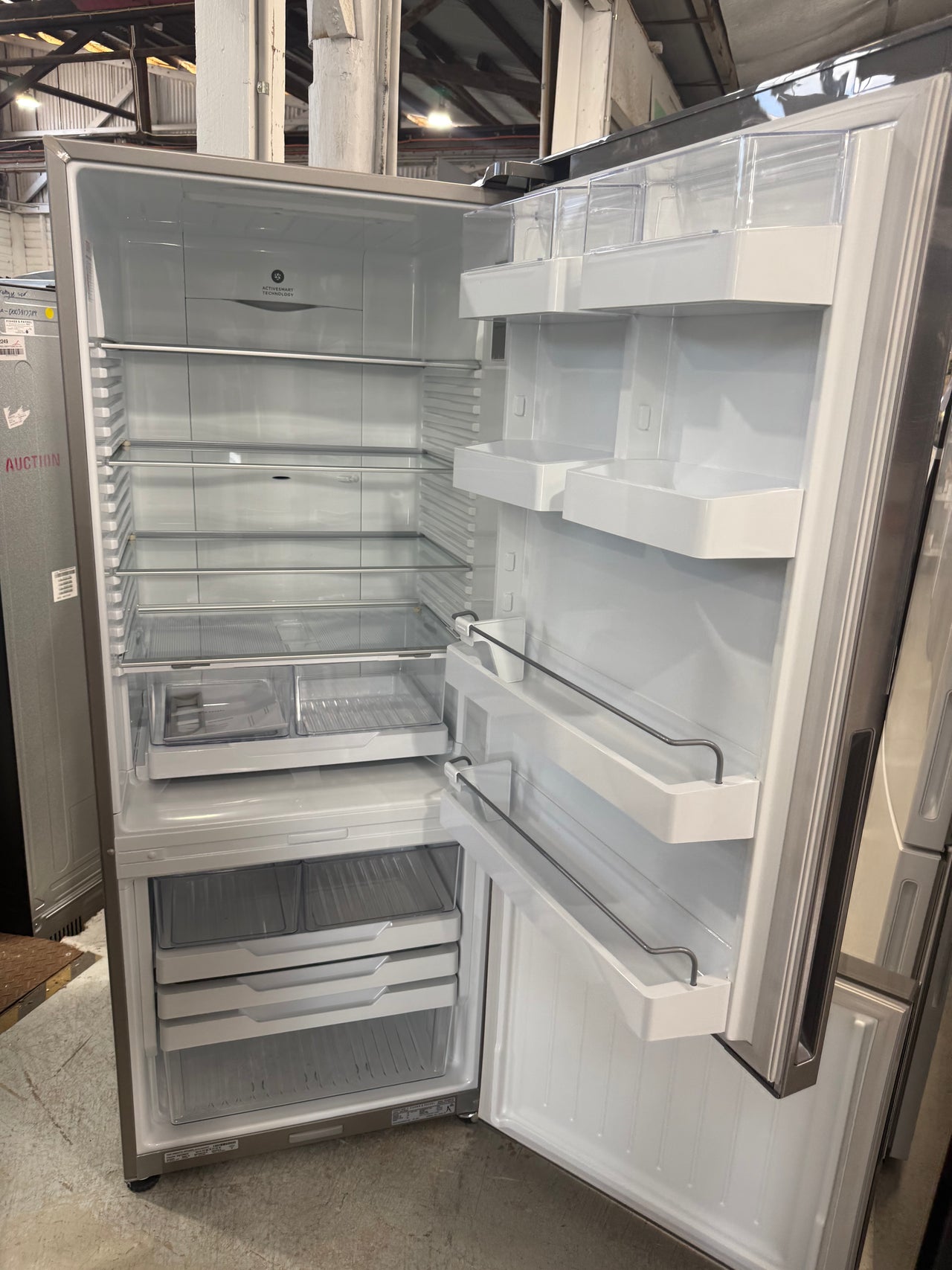 Factory second Fisher & Paykel 413L Bottom Mount Fridge Model: RF442BRPX6 - Second Hand Appliances Geebung