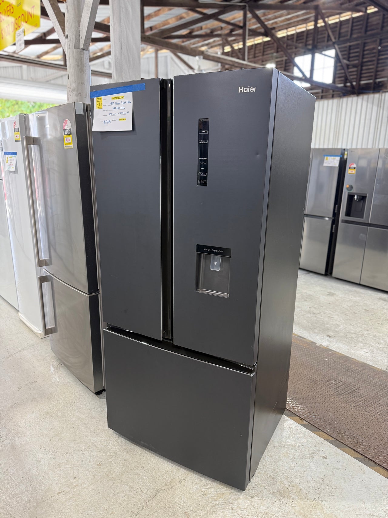 Factory second Haier 489L French Door Fridge – HRF520FHC