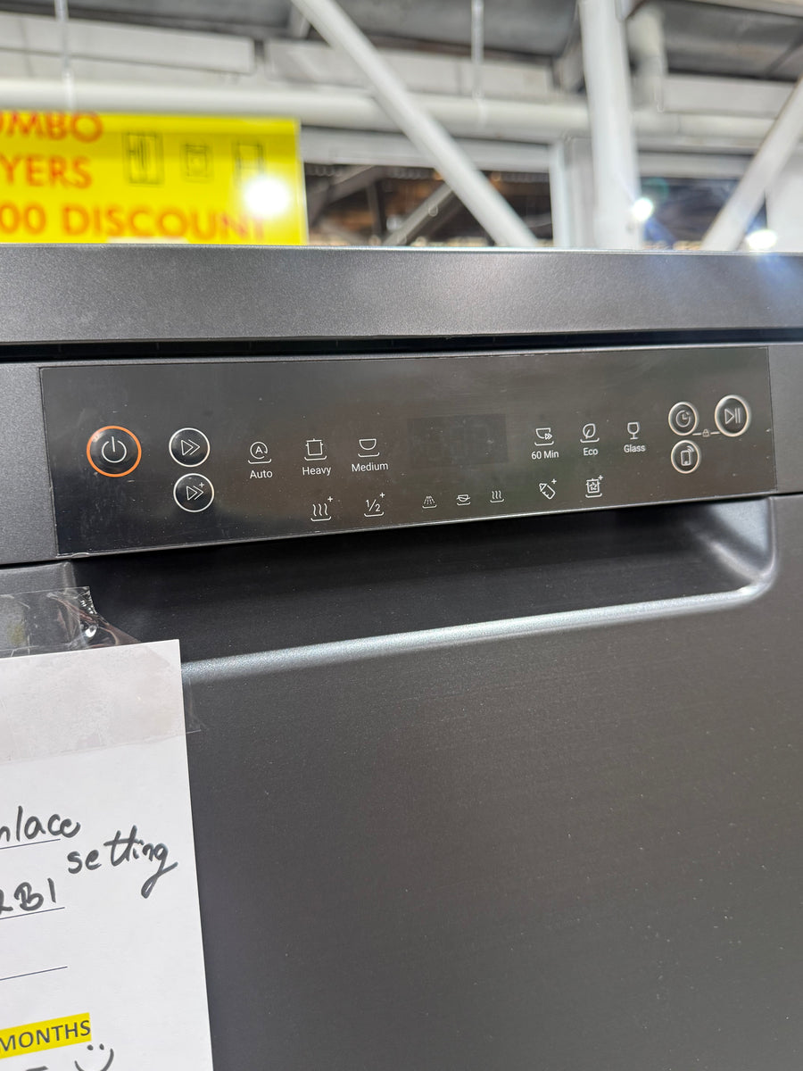 Factory Second Haier 15 Place Setting Freestanding Dishwasher – Black | HDW15F2B1